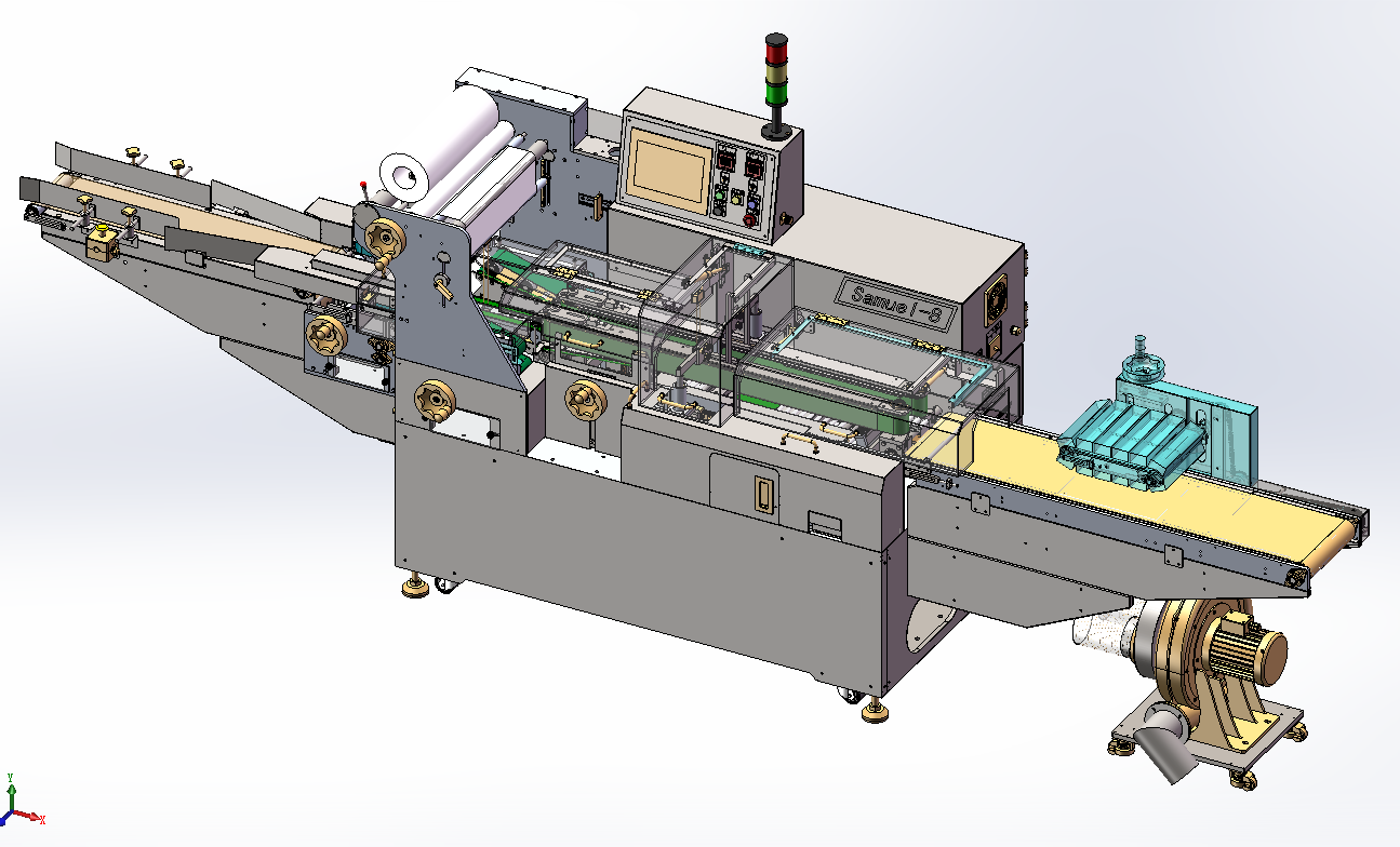 HIGH SPEED STRETCH FILM PACKAGING MACHINE